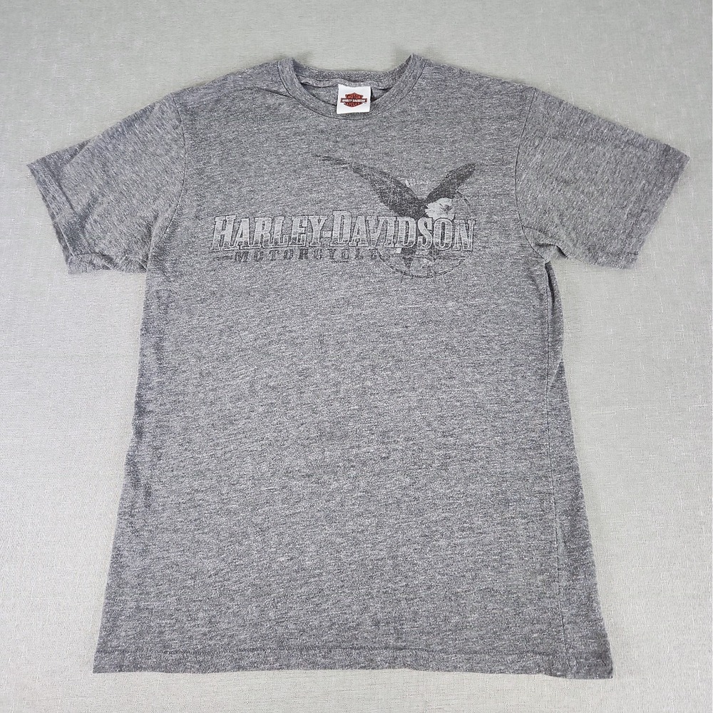 Harley Davidson Shirt Mens Medium Gray Heather Smith Brothers Johnson City, TN